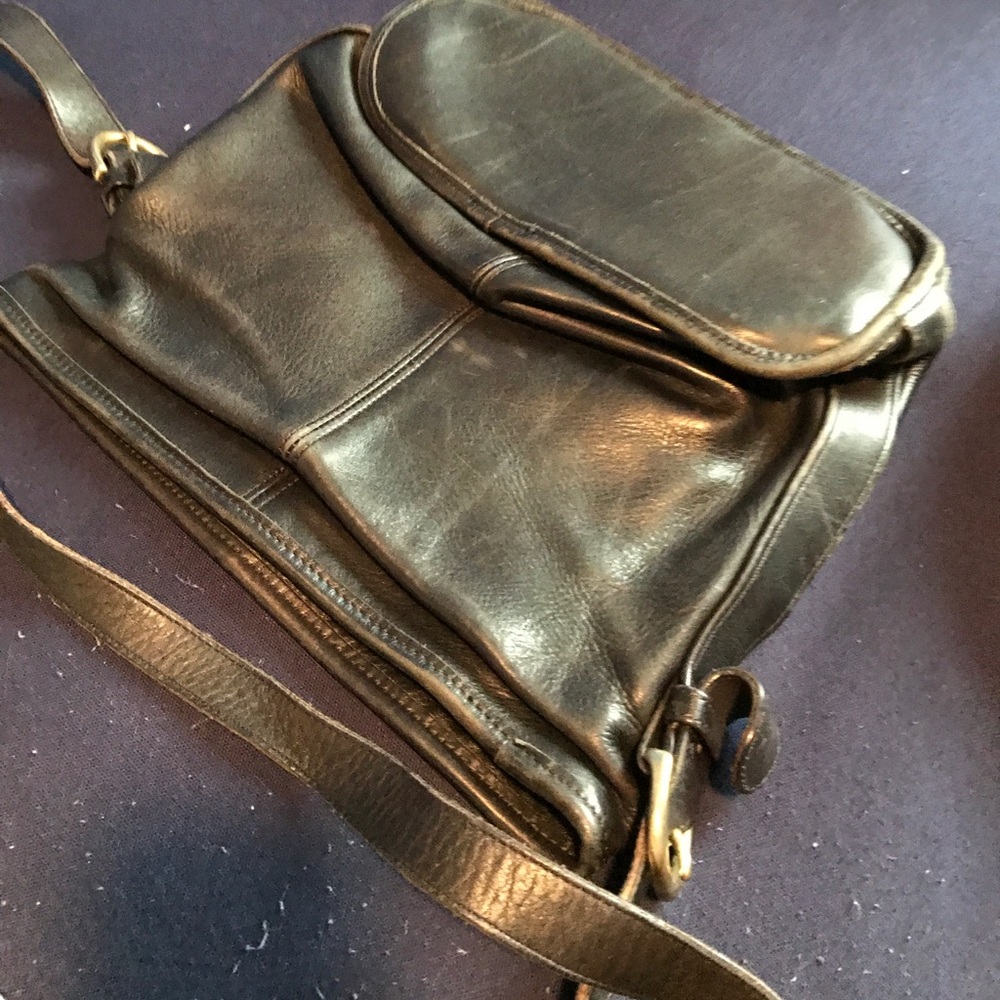 Black coach handbag